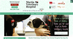 Desktop Screenshot of martinvet.ca